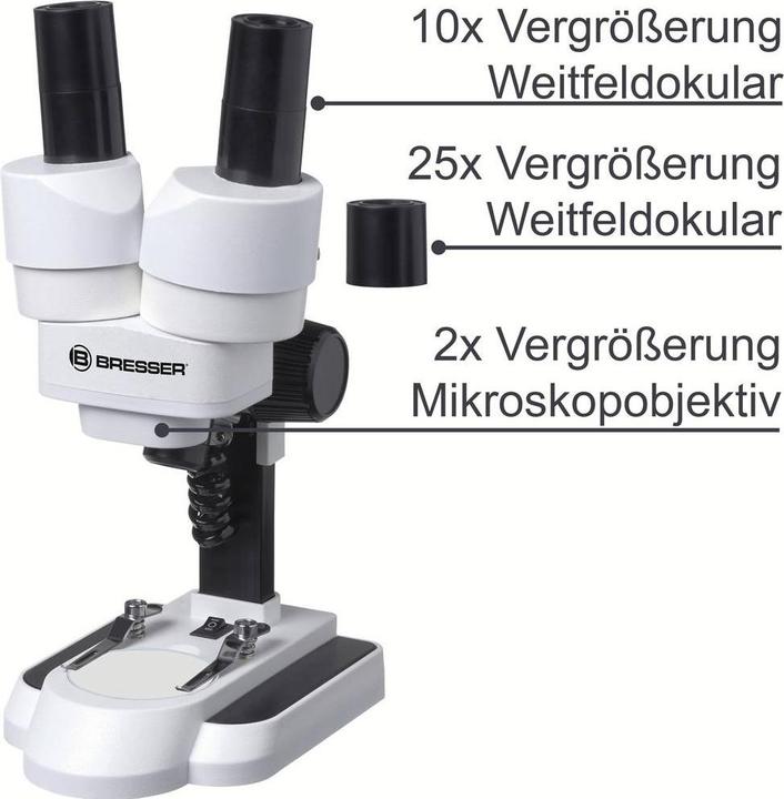 Actual product image Bresser Optik Junior 20-50 children's microscope binocular 50 x incident light, transmitted light
