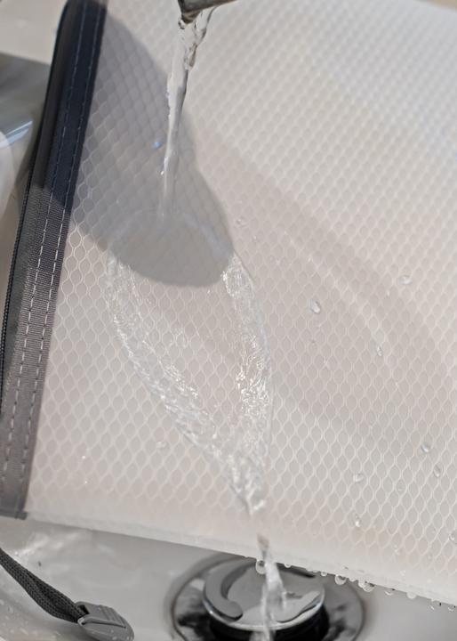 Image du produit Idena Pochette zippée DL Mesh blanc (DL, 1x)