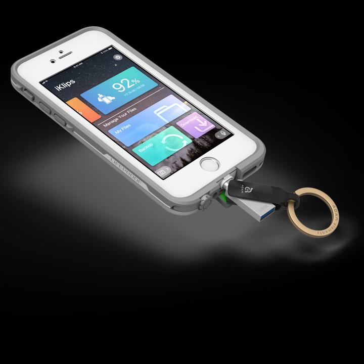 Actual product image Adam Elements iKlips Duo+ (128 GB, USB 3.1)