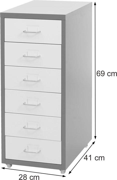 Image du produit JOHN316 Rollcontainer (28 x 44 x 69 cm)