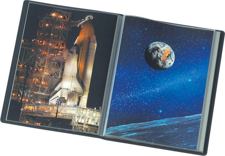 Immagine prodotto Kolma Selezione libro riciclato A5 con 20 tasche nero (A5, 1 x)