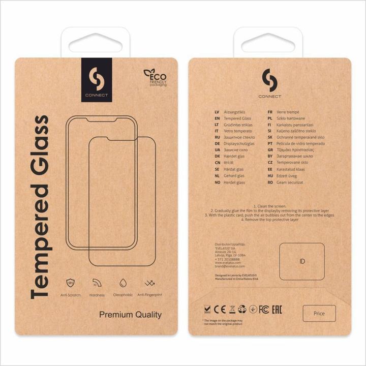 Immagine prodotto Connect iPhone 16 Pro Max Corning Gorilla Glass Anti-Static 3D Full Cover 10 volte più resistente (1 pz., Apple iPhone 16 Pro Max)