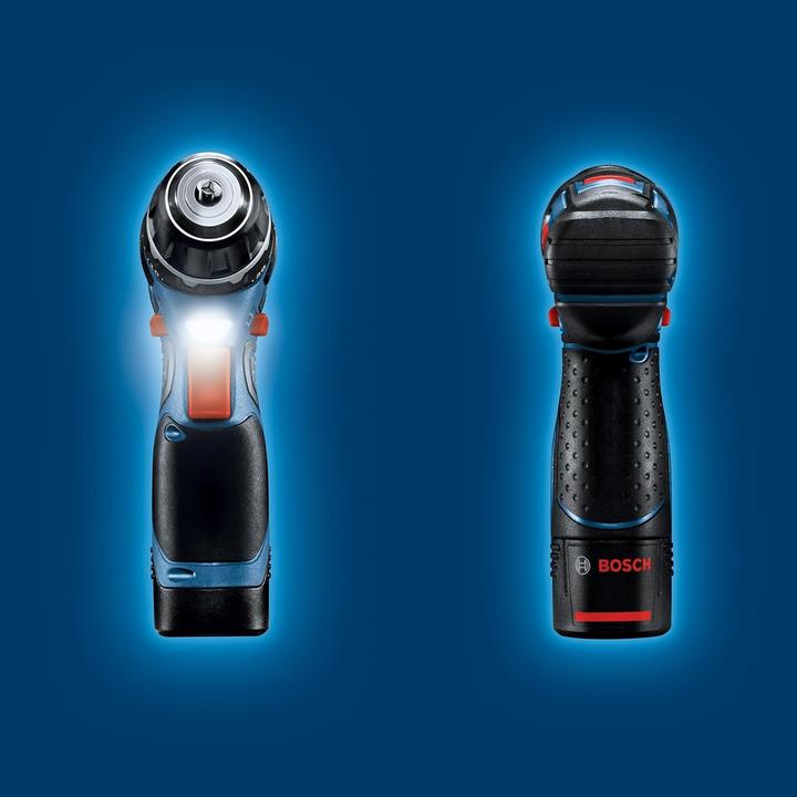 Produktbild Bosch Professional GSR 12V-15, mit 1 x 2.0 Ah, 1 x 4.0 Ah, Zubehör-Set in Tasche