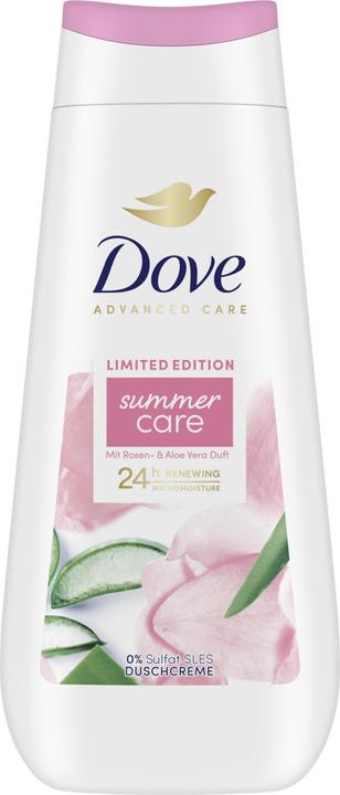 Produktbild Dove Limited Edition summer care Duschcreme mit Rosen- & Aloe Vera Duft 225ml (225 ml)