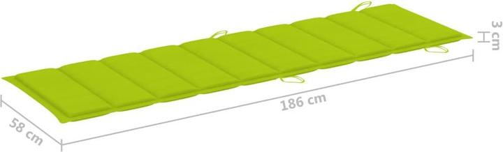 Immagine prodotto vidaXL Sonnenliege mit Tisch (184 cm)