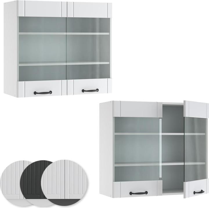 Produktbild Vicco Küchenglasschrank Fame-Line (80 x 34.10 x 72 cm)