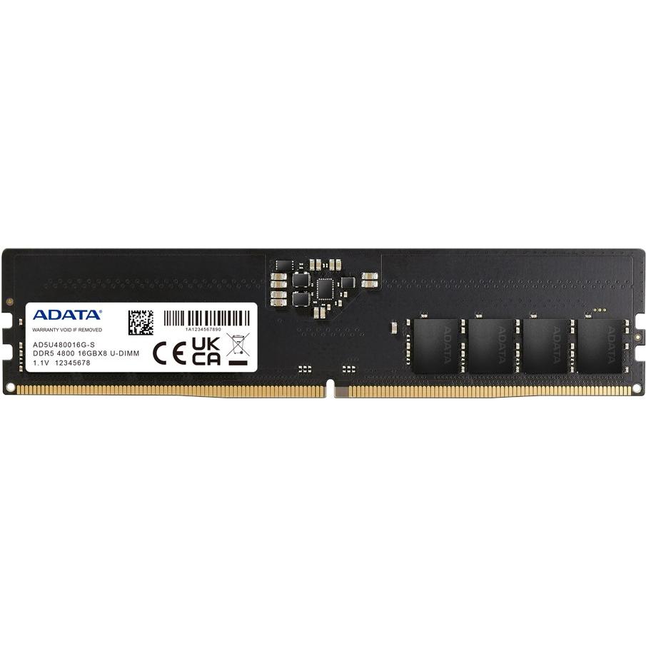 Adata Premier DDR5-4800, CL40, On-Die ECC - 16 GB (1 x 16GB, 4800 MHz, DDR5-RAM, DIMM), RAM, Schwarz