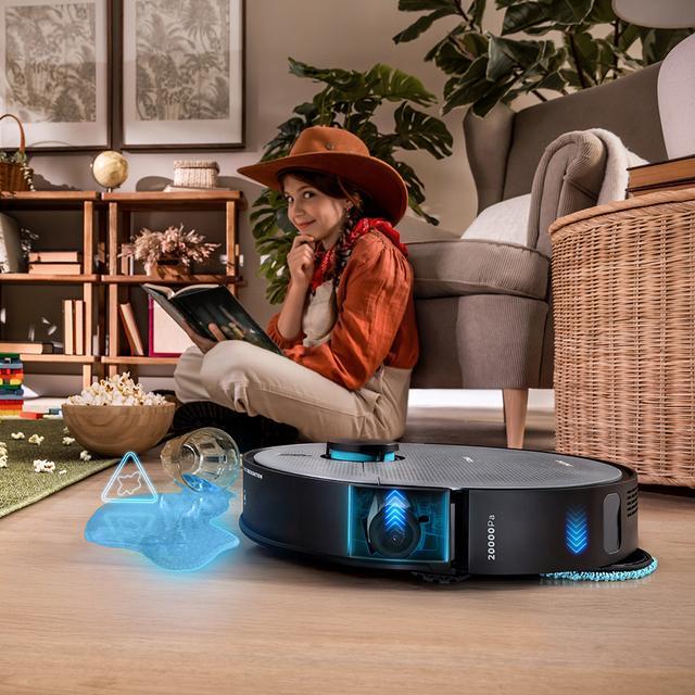 Actual product image Cecotec Conga X100 Robot Vacuum Cleaner (20000 Pa, Wiping pads (rotating))