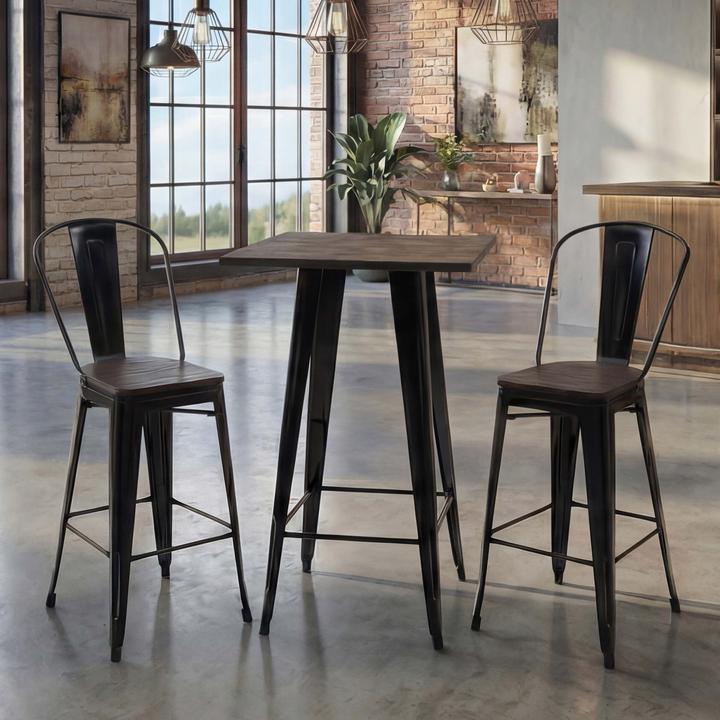 Produktbild MCW A73-Tisch-Set (117 x 60 x 117 cm)