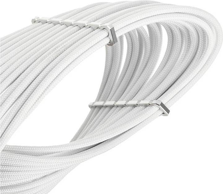 Actual product image BitFenix Alchemy 4+4 pin EPS12V extension cable, 45 cm, sleeved