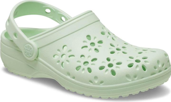 Actual product image Crocs K's Classic Floral CutOut Clog (32)