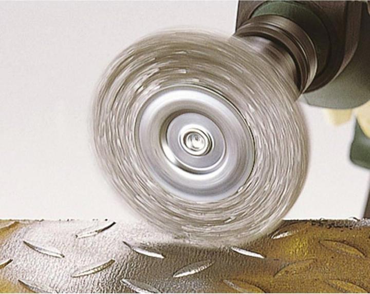 Produktbild wolfcraft 1 Stahldraht-Scheibenb. S=6-kt ø100x16mm