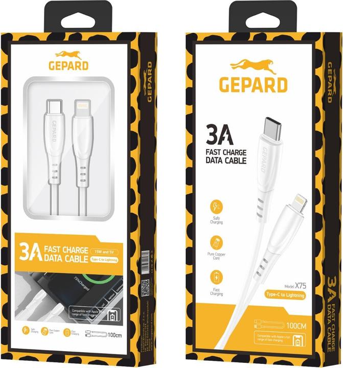 Produktbild Gepard USB-C - Lightning-Kabel (1 m)