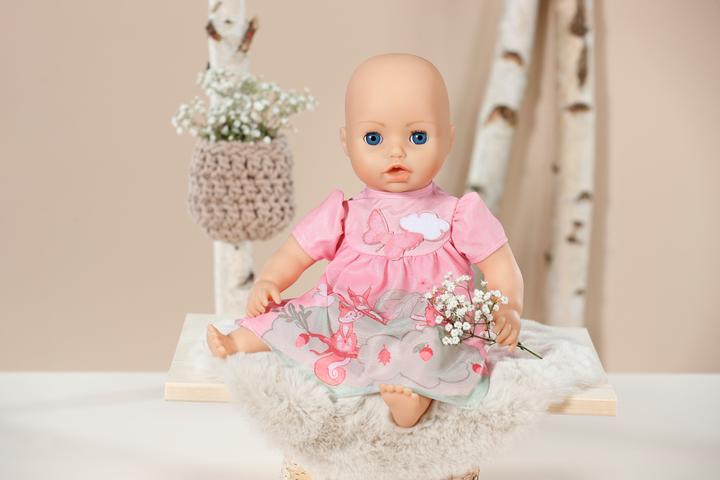 Actual product image Baby Annabell Zapf 709603 dress pink squirrel 43cm
