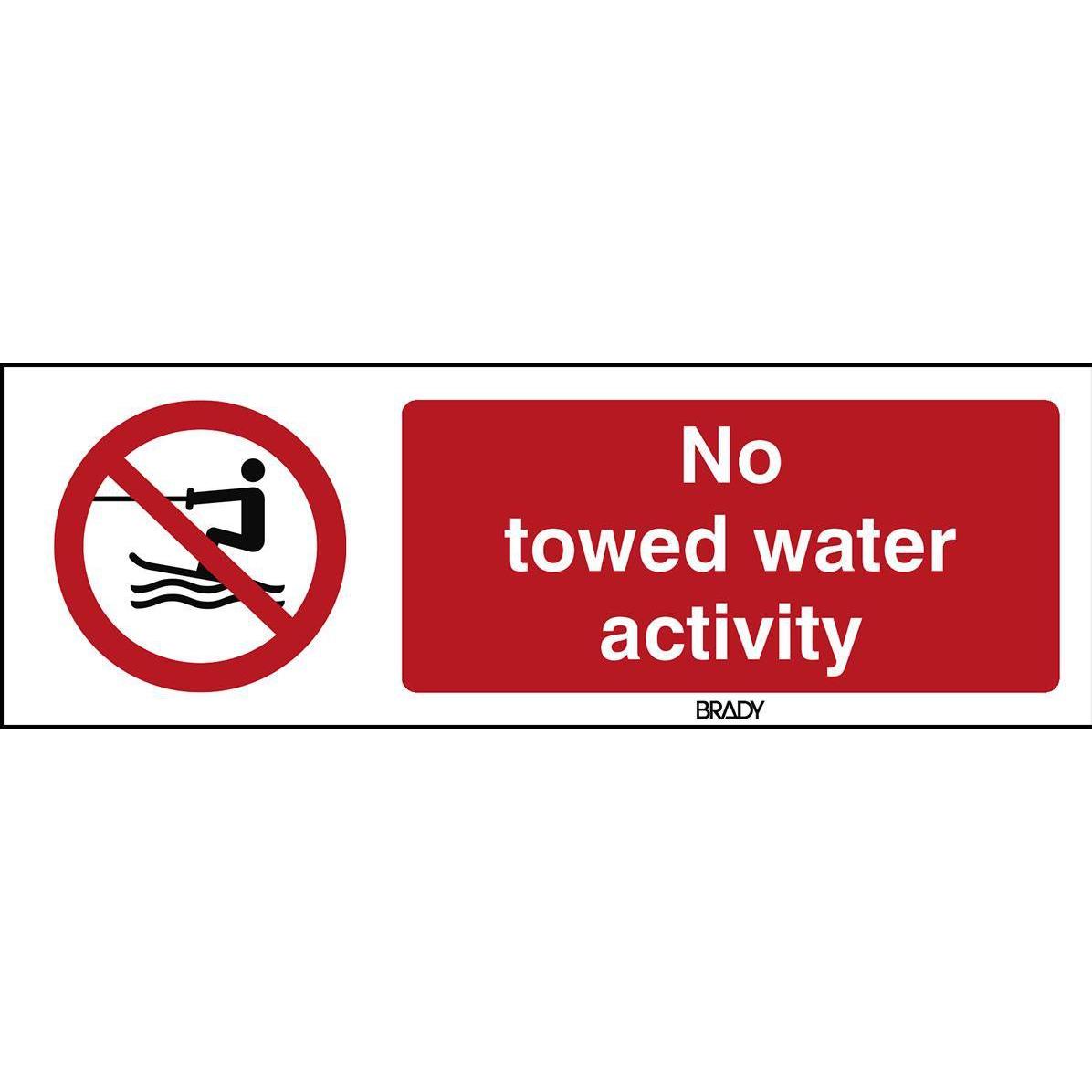 Thumbnail - Brady, Sicherheitskennzeichnung, ISO Safety Sign - No towed