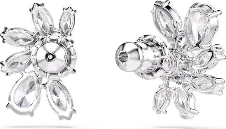 Produktbild Swarovski Mesmera Ohrstecker Verschiedene Schliffe Blume Weiss Rhodiniert (Swarovski Metall)