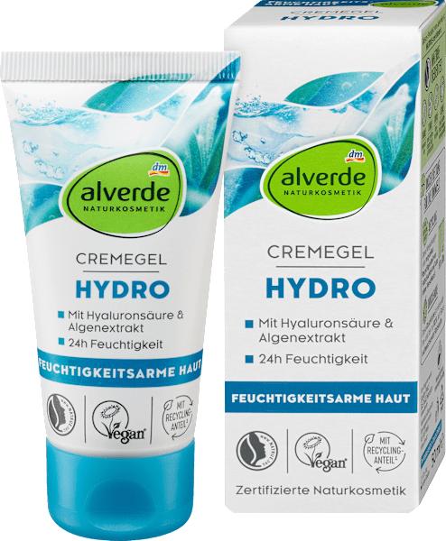 dm alverde Gel-crème Aqua (Crème de jour, Gel visage)