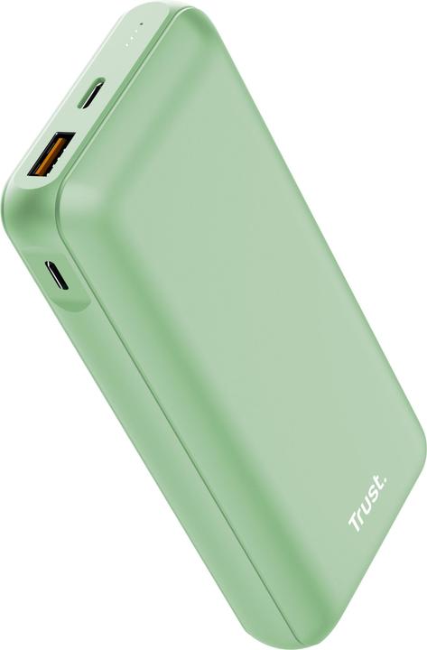 Actual product image Trust Redoh - Powerbank - 20.000 mAh - USB A/USB C - Quick Charge - Groen (20000 mAh, 18 W, 74 Wh)