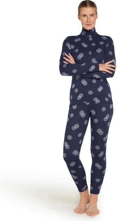 Actual product image Icebreaker Women's 260 Vertex L/S Half Zip Falling Flakes (XL)