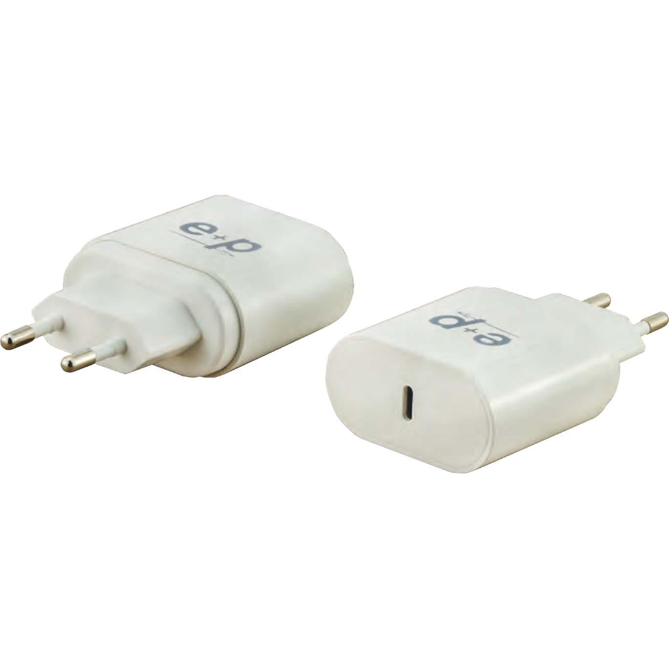 E+P USB-Schnell-Ladegerät (25 W), USB Ladegerät, Weiss