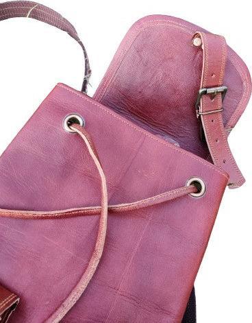 Immagine prodotto Only-Bags.Store Zaino in pelle, zaino in pelle marrone, borsa universitaria in pelle, zaino da uomo e zaino da