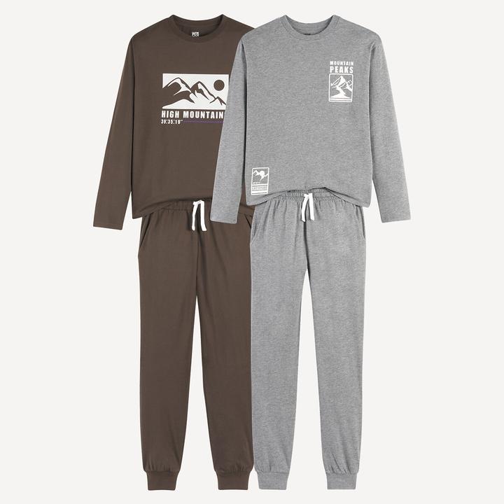 Immagine prodotto La Redoute Collections 2er-Set Pyjamas aus Baumwolljersey (152)
