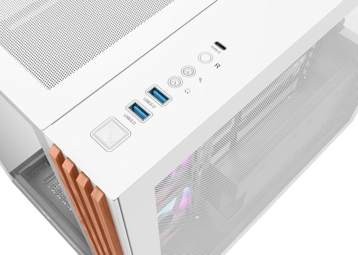 Produktbild Thermaltake Geh View 380 WS Midi Tower "ARGB Snow" White retail (Mini-ITX, ATX, mATX)