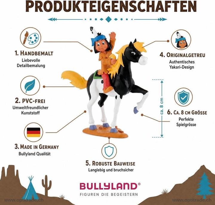 Actual product image Bullyland Yakari on little thunder