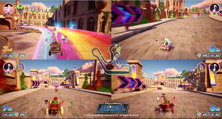 Productafbeelding GameMill Entertainment DreamWorks All-Star Kart Racing (Switch, Switch Lite, Switch OLED, DE)