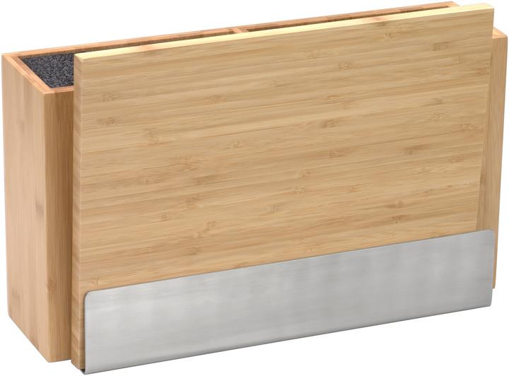 Produktbild WMF 3in1 Aufbewahrungsbox Messerblock Utensilienhalter Schneidebrett Bambus