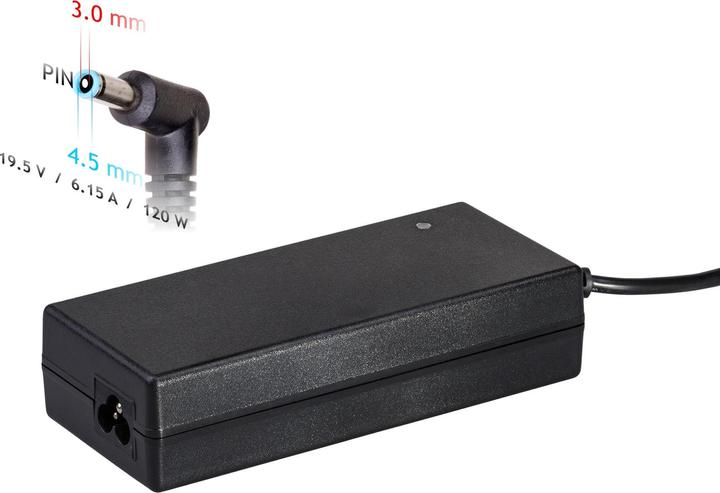 Produktbild Akyga AK-ND-45 Notebook-Netzteil 120 W 19.5 V/DC 6.15 A (120 W)