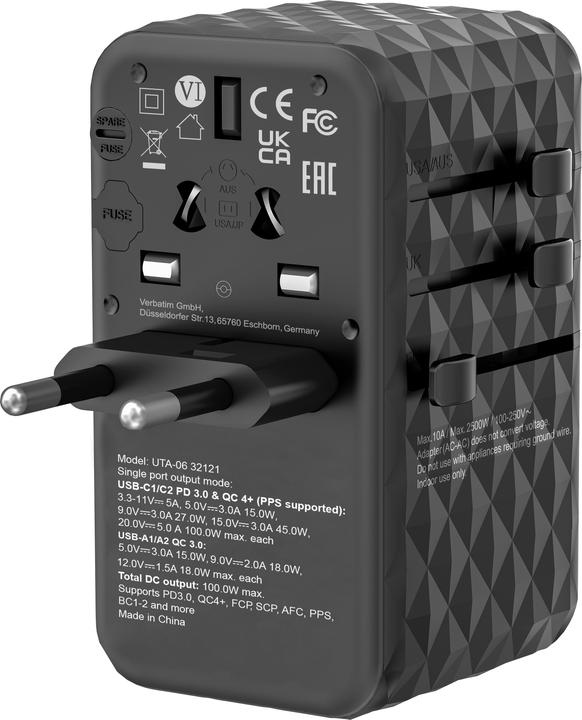 Productafbeelding Verbatim Universele reisadapter