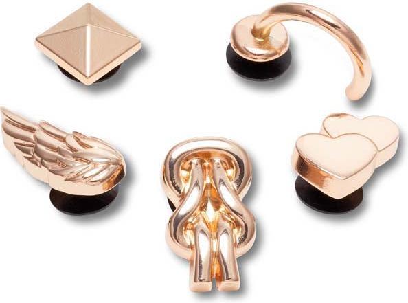 Actual product image Crocs Jibbitz- ElevGoldGirl/5 Pack (One size)