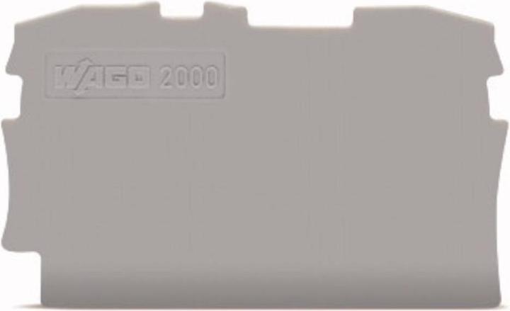 Produktbild Wago End plate for 2x1mm terminal grey (Diverse)