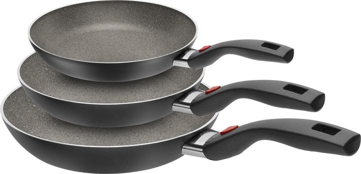 Actual product image Ballarini Pan Click + Cook Granitium 3-piece