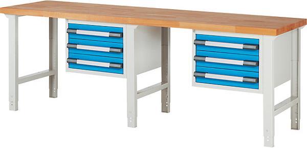 Produktbild eurokraft pro Werkbank (250 cm, 70 cm)