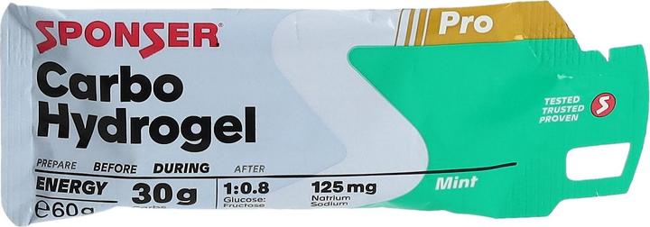 Actual product image Sponser Carbo Hydrogel Mint (Mint, 20 pcs., 1200 g)