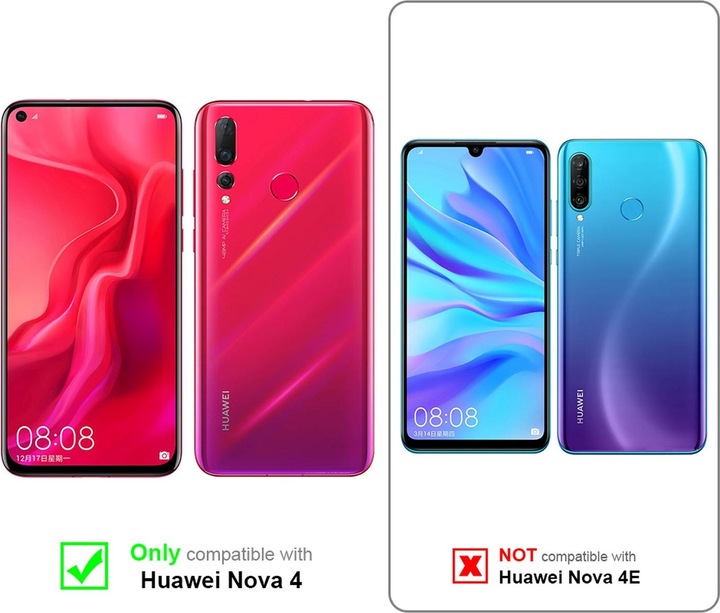 Produktbild Cadorabo Flower Book Cover (Huawei Nova 4)