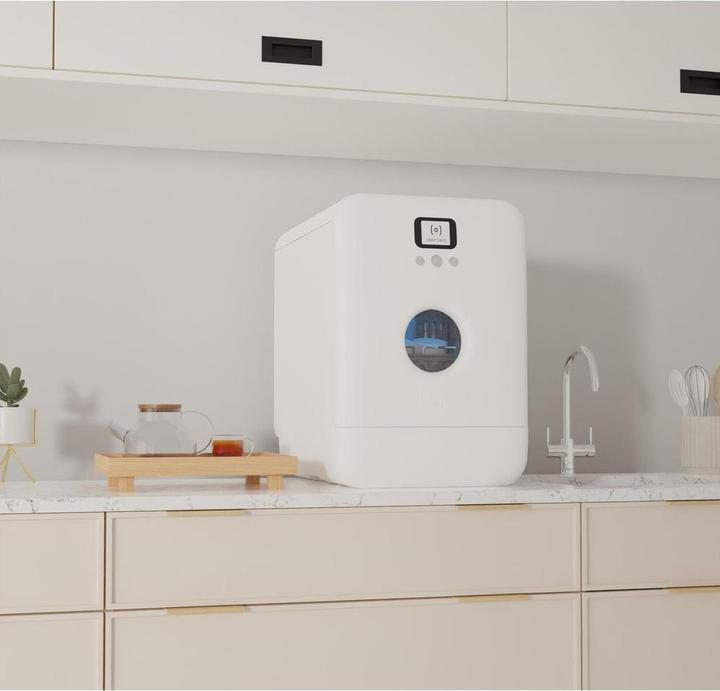 Actual product image Daan Tech Bob Matt white table dishwasher