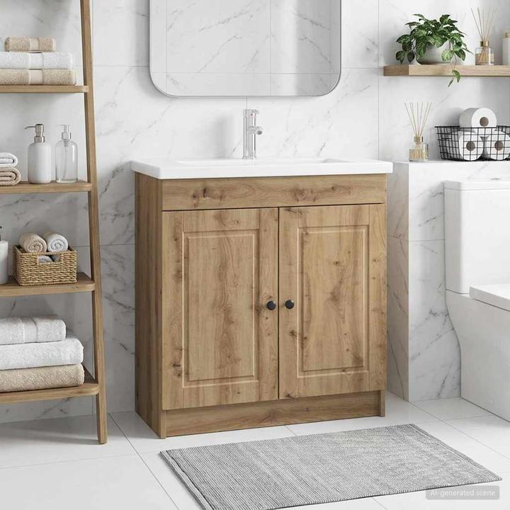 Produktbild vidaXL Badezimmerschrank (37.50 x 56 x 81 cm)