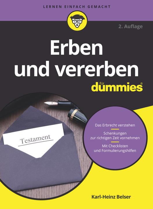Produktbild Erben und vererben für Dummies (Deutsch, Karl-Heinz Belser, 2018)