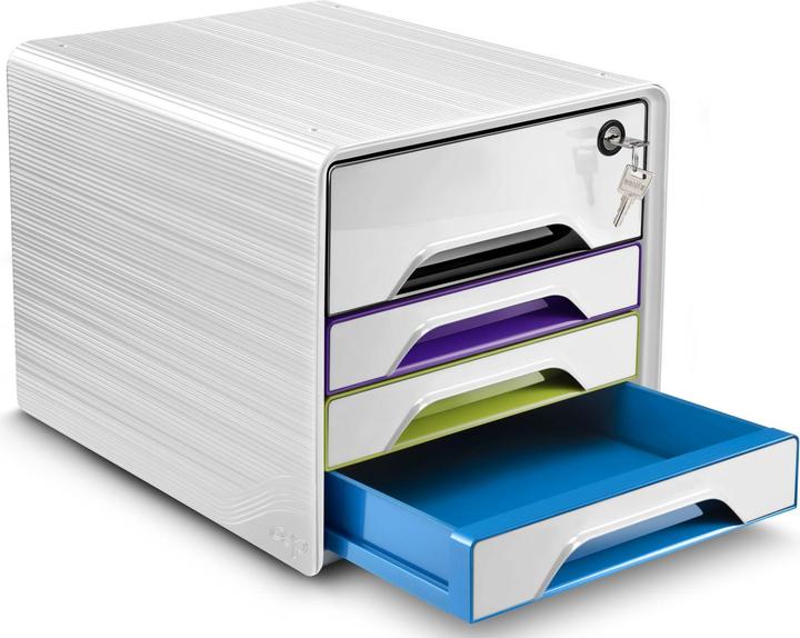 Image du produit Cep Boîte à tiroirs Smoove 7-311S blanc/noir (A4)