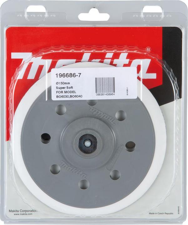 Produktbild Makita Schleifteller 150mm für BO6030/40 superweich