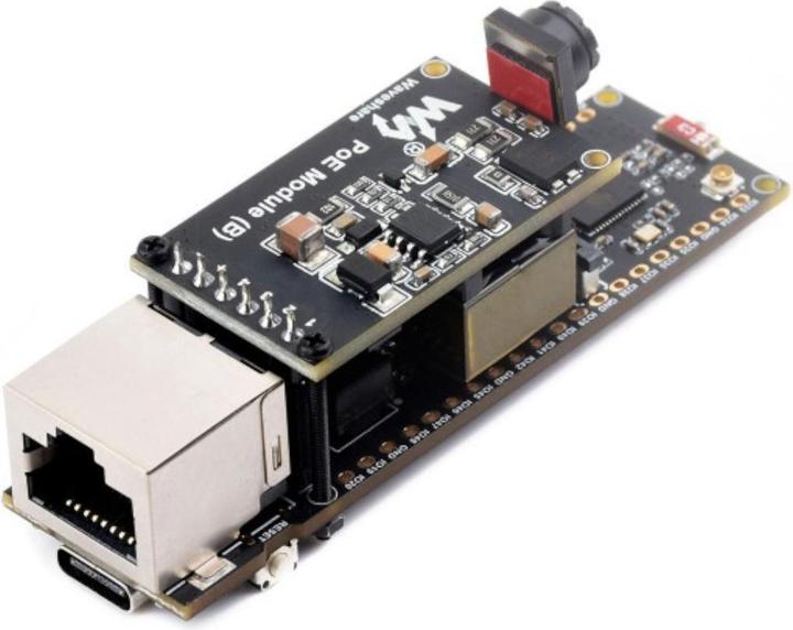 Produktbild WaveShare ESP32-S3 OV2640 Kamera RJ45 ETH POE Development Board Kit