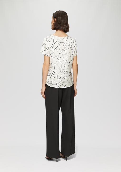 Immagine prodotto s.Oliver Bluse Leichte Satinbluse mit Schmuckkante (46)