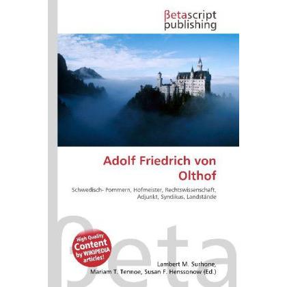 Adolf Friedrich von Olthof, Fachbücher