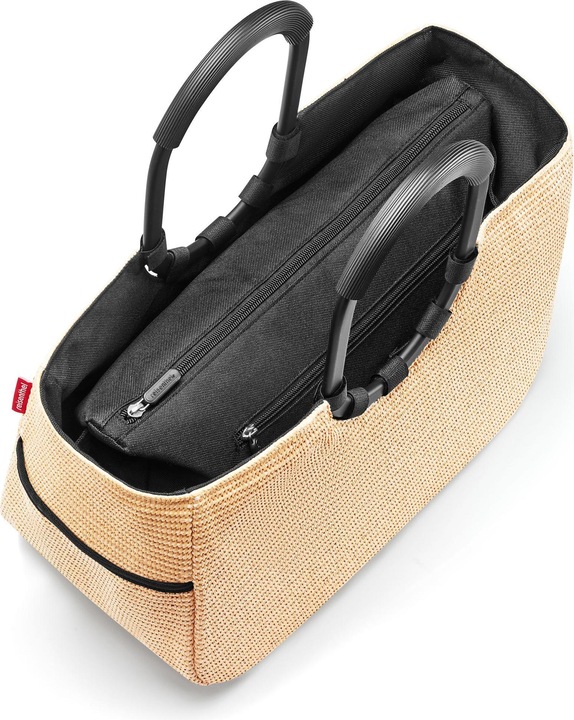 Actual product image reisenthel loopshopper M frame raffia black
