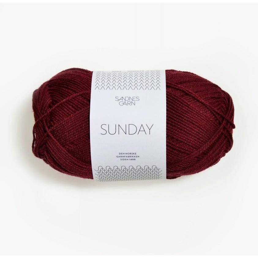 Sandnes Garn Sunday 50 g, Garn + Wolle, Weiss