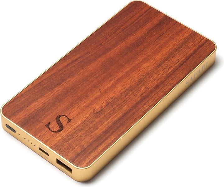 Image du produit Safari Selection Powerbank WOODCHARGER rouge carmin