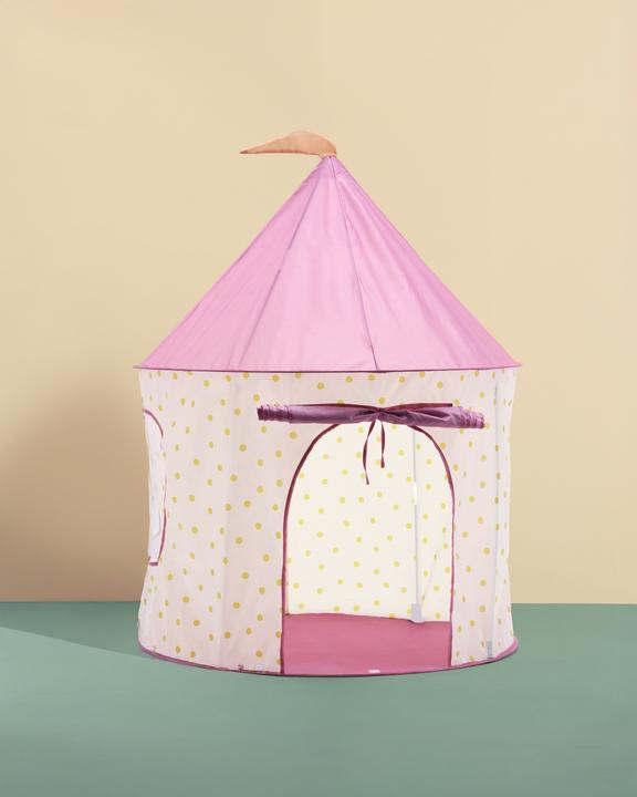 Actual product image Kids Concept - Tent - Pink with dots - 100x100x130 cm